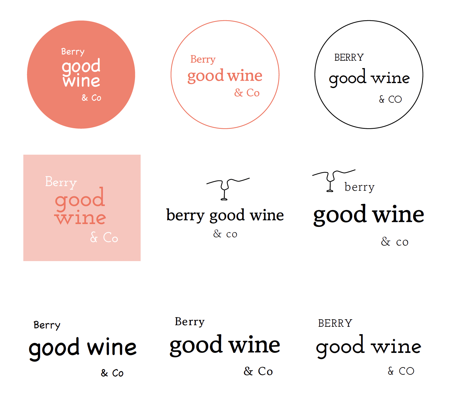 Berry Good Wine Logo